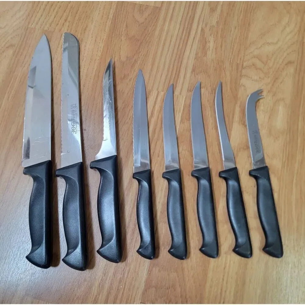 Henckels International Classic  12-PC-Knife Block Set Missing 4Pc